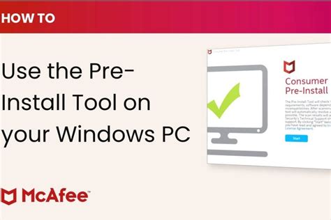 How to activate preinstalled McAfee software on Windows.